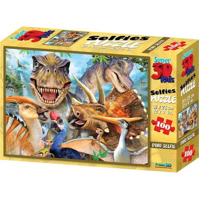 Prime3D Dinosauří selfie 3D 100 dielov