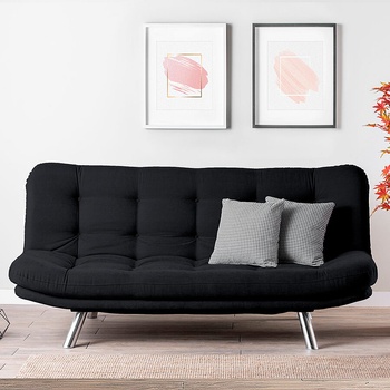 ASG Разтегателен диван misa - черно (8683342998826)