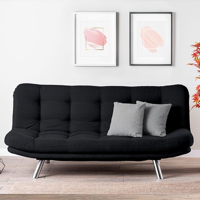 ASG Разтегателен диван misa - черно (8683342998826)