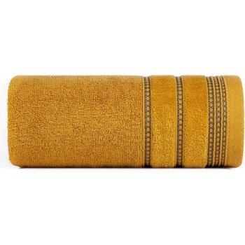EufiR sada uterákov Amanda5 70 x 140 cm horčicová 3ks