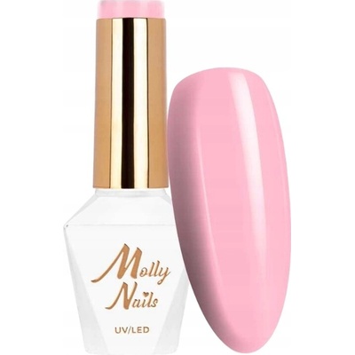Molly Nails Hybridní lak 8 g - Č. 28 Jemný Polibek (A Subtle Kiss)