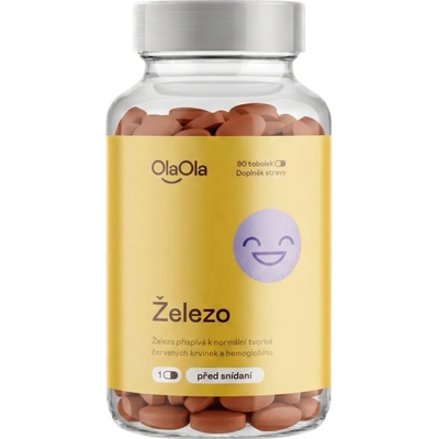 OlaOla Železo podporující krvetvorbu 90 kapslí