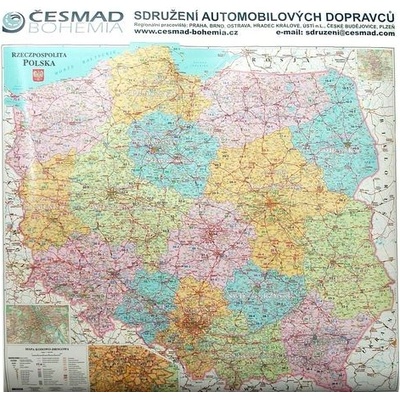 Nástěnná mapa - Polsko
