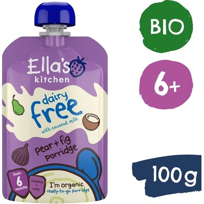 Ella's Kitchen BIO Nemléčná kaše s hruškami a fíky 100 g – Zboží Dáma