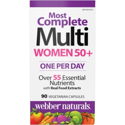 WEBBER NATURALS Multivitamín pre ženy 50+ 90 kapsúl
