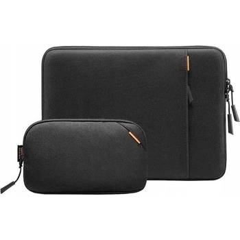 Puzdro Tomtoc Recycled Sleeve with Pouch A13-E11D Black 16"