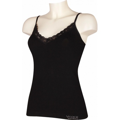 VoXX BS 012 dámská bambusová bezešvá košilka černá – Zboží Mobilmania