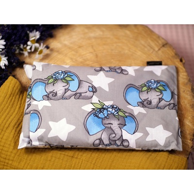 Jsem máma Nahřívací polštářek 20x30 cm modří sloni