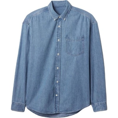 Gap LS Denim pánská košile modrá