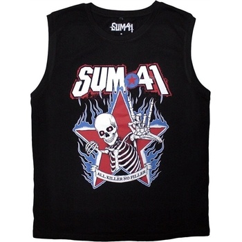Sum 41 Риза All Killer No Filler Skeleton Unisex Black M (SUMTANK26MB02)