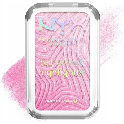 Stín NYX Professional Makeup Stříbrný rozjasňovač 5 g