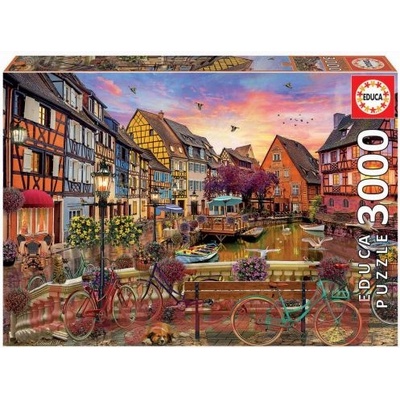Educa Пъзел educa 19051 - 3000 части - Изглед от Колмар, Франция (edu19051)
