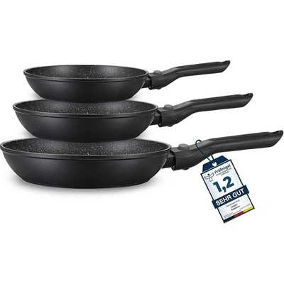 Set pánví 20 cm + 24 cm + 28 cm s odnímatelnou rukojetí - DIVORY Pánev 20 cm + 24 cm + 28 cm s odnímatelnou rukojetí - DIVORY