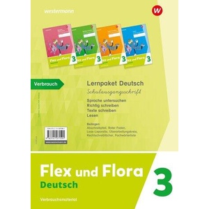 Flex und Flora. Lernpaket Deutsch 3 (Schulausgangsschrift) Verbrauchsmaterial (ISBN: 9783141271591)