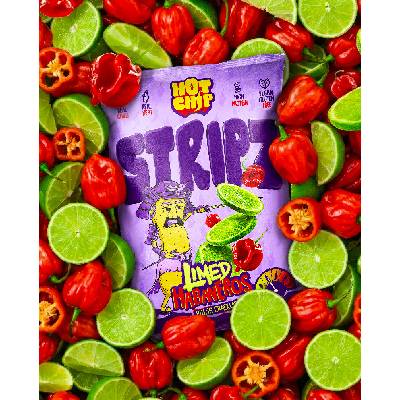 HOT CHIP STRIPS Limed Habaneros Pálivosť 3/5 80 g
