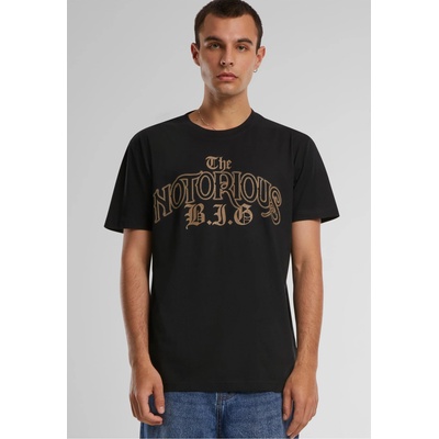 Mister Tee Тениска The Notorious BIG Logo Tee black XXLUB-MT1995-00007 - Тъмносив, размер XS