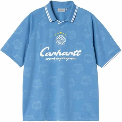 Carhartt WIP Terrace Football S/S modrá