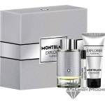 Mont Blanc Explorer Platinum - EDP парфюмна вода 100 ml + душ гел 100 ml + EDP 7.5 ml - подаръчен комплект за мъже