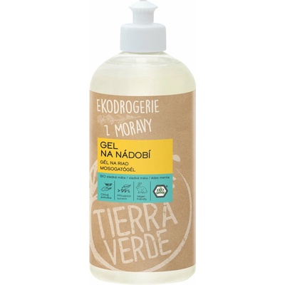 Tierra Verde Gel na nádobí BIO sladká máta 1 l