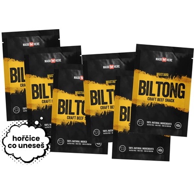 Maso Here Hovězí Hořčice 10 x 40 g