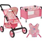 Cosatto Игрален комплект 3 в 1 за кукли Cosatto - Little Woo, Unicorn (CT5260A)