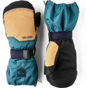 Hestra Ръкавици Hestra Baby Zip Mitt Gloves - Sand / Petrol - размер 4 (EU) (202-8720-0514)