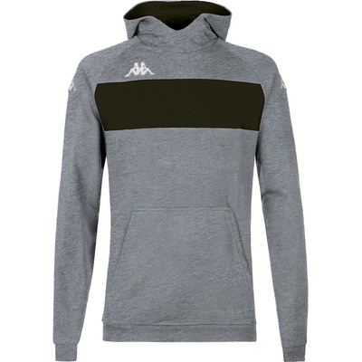 Kappa 4soccer Daccio mikina jr šedá/černá