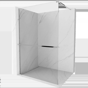 Mexen Kioto+ душ кабина с рафт Walk-in 95 x 200 см, прозрачен, хром - 800-095-121-01-00 (800-095-121-01-00)