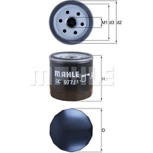 Olejový filter MAHLE ORIGINAL OC 977/1 (OC977/1)