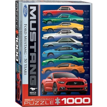 EUROGRAPHICS Пъзел Eurographics от 1000 части - Ford Mustang на 50 години (60000699)