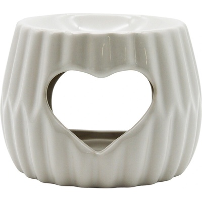 ARÔME Home Elements aroma lampa Srdce 8,5 cm Biela