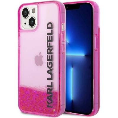 KARL LAGERFELD Кейс Karl Lagerfeld KLHCP14MLCKVF за iPhone 14 Plus 6.7" розов / розов, твърд, Liquid Glitter Elong (KF001222-0)