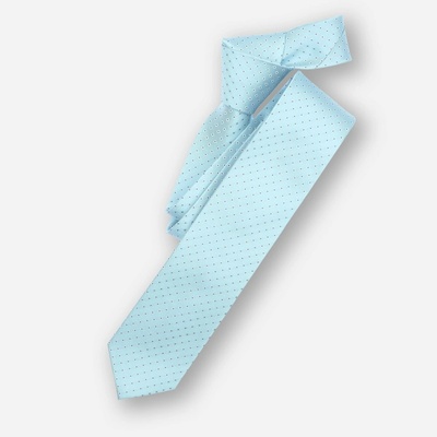 Venti pánska kravata s bodkami tyrkysová