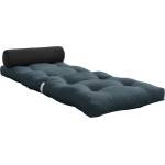 Karup Design Синьо-сив матрак за футон 70x200 cm Обвивка петролено/тъмносиво - Karup Design (814757734070)