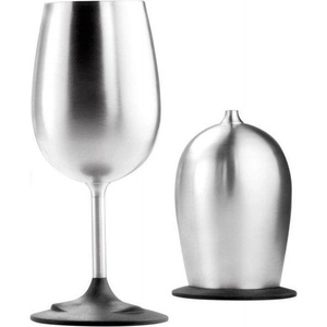 GSI Outdoors Glacier Stainless Nesting Wine Цвят: сребърен