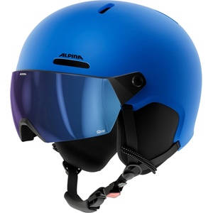 Alpina Детска ски каска Alpina Kid's Zupo 2 Visor Q-Lite S2 Ski helmet - Blue Matt / Blue - размер 55-59 cm (418-1503-0213)