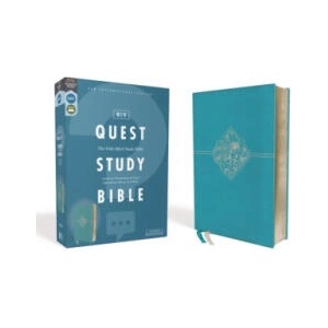 Niv, Quest Study Bible, Leathersoft, Blue, Comfort Print: The Only Q and A Study Bible (ISBN: 9780310450863)
