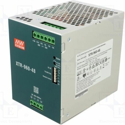 MEAN WELL XTR-960-48 Napájecí zdroj: spínaný; na lištu DIN; 960W; 48VDC; 0÷20A; OUT: 1