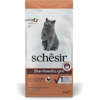 Schesir Cat Sterilized Kuracie s ryžou 10 kg