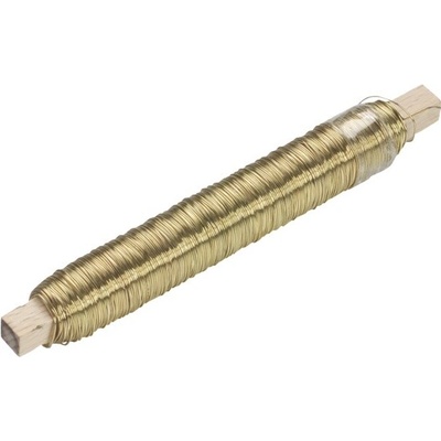 Knorr Prandell Drát mosazný vázací 0,50 mm × 50 m - zlatý