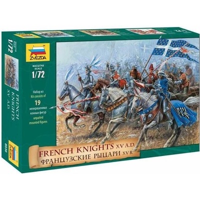 Zvezda ZV-8036 Wargames AoB figurky French Knights 1:72 – Zbozi.Blesk.cz