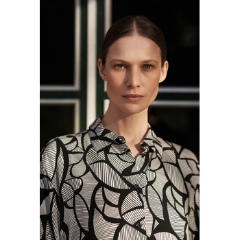 Moodo Вискозна риза черно-бяла Moodo Moodo | Cheren Byal | ЖЕНИ | XS