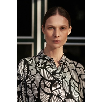 Moodo Вискозна риза черно-бяла Moodo Moodo | Cheren Byal | ЖЕНИ | XS