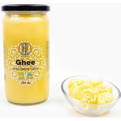 BrainMax Pure Ghee přepuštěné Máslo Ghí Bio 720 ml