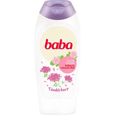 Baba Душ гел Baba Бъз и розова вода 400ml + Подарък книжка за занимания Baba Pancsimesék - на унгарски език (Baba Pancsimesék Foglalkozató füzet) (8710847953798)