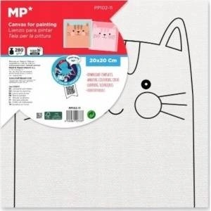 MP Main Paper Plótno for painting kitten 20x20
