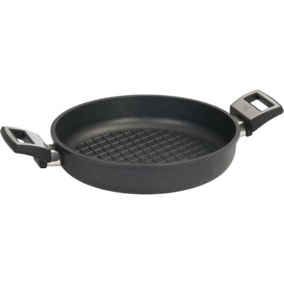 SKK titanová diamantová pánev grilovací 2 ucha 28 cm