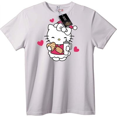 NOONEBRAND Тениска Hello Kitty кафе и сладкиш - M, Black