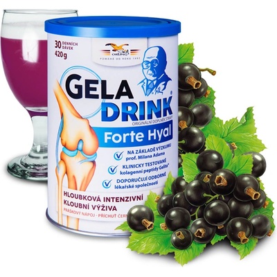 Orling Geladrink Forte Hyal černý rybíz 420 g