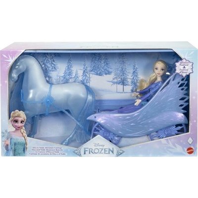 Mattel Frozen Ledové Království Dobrodružný kočár Elsa a Nokk